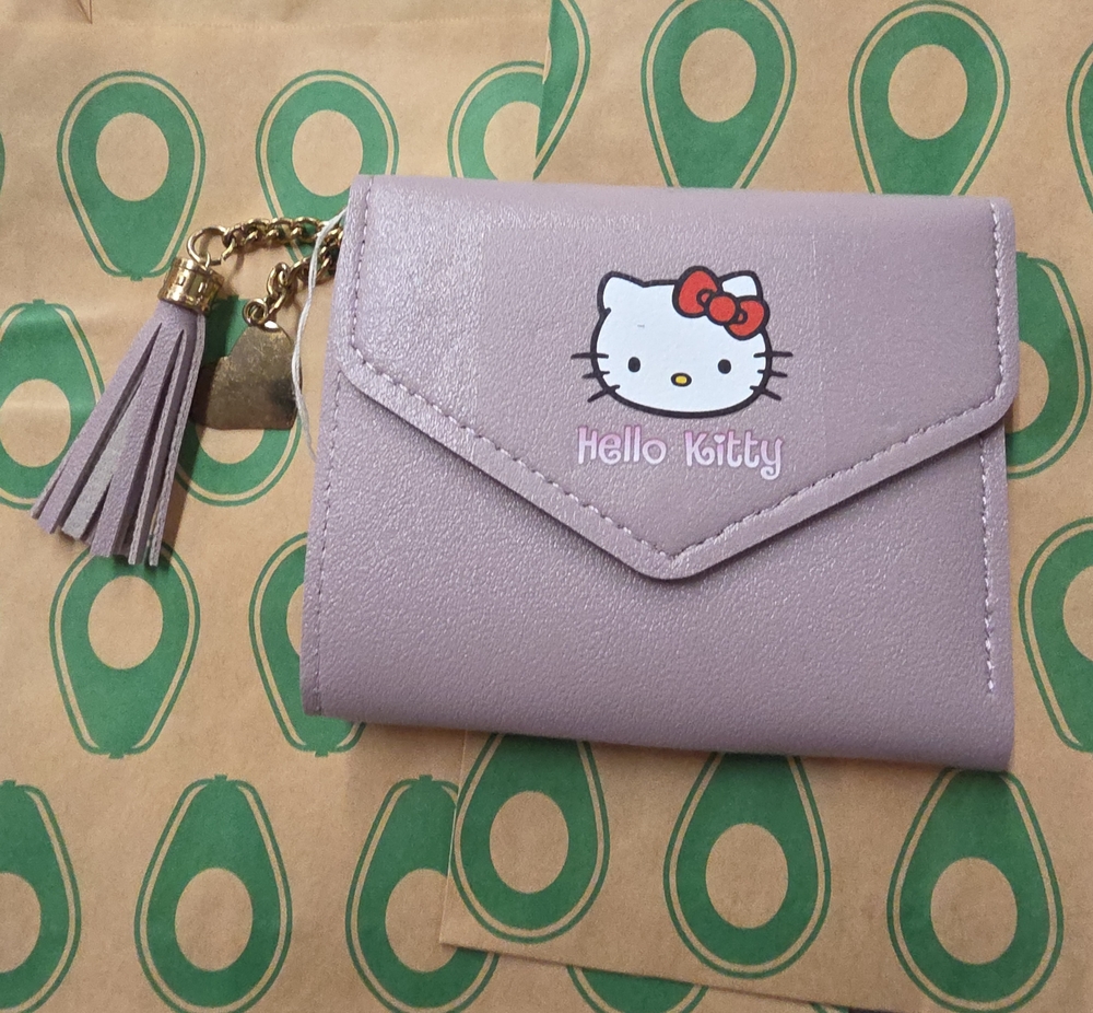 Hello Kitty Lavender Envelope Tassel Wallet